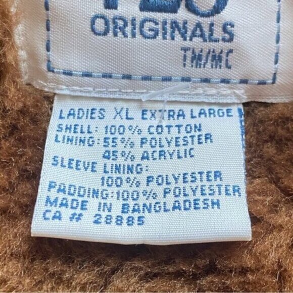 Y2K 725 Denim Jacket Faux Fur Lined Cropped Blue Trucker Cozy Vintage - Picture 12 of 14